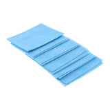 Max 6 Pieces Travel Waterproof Toilet Seat Paper Covers Disposable Sanitary Blue
