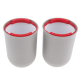 Maxbell Portable Travel Toothpaste Toothbrush Holder Case Storage Cup Box Gray