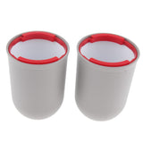 Maxbell Portable Travel Toothpaste Toothbrush Holder Case Storage Cup Box Gray