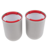 Maxbell Portable Travel Toothpaste Toothbrush Holder Case Storage Cup Box Gray