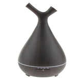 Max 400ml Aroma Humidifier Fragrance Essential Oils Diffuser EU Plug  Dark Brown