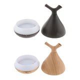 Max 400ml Aroma Humidifier Fragrance Essential Oils Diffuser EU Plug  Dark Brown