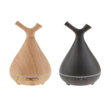 Max 400ml Aroma Humidifier Fragrance Essential Oils Diffuser EU Plug  Dark Brown