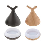 Max 400ml Aroma Humidifier Fragrance Essential Oils Diffuser EU Plug  Dark Brown