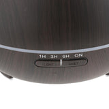 Max 400ml Aroma Humidifier Fragrance Essential Oils Diffuser EU Plug  Dark Brown