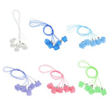 Max 5 Pieces Children Baby Tooth Saver Box with String Gift Keepsake White