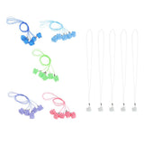 Max 5 Pieces Children Baby Tooth Saver Box with String Gift Keepsake White