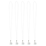 Max 5 Pieces Children Baby Tooth Saver Box with String Gift Keepsake White