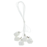 Max 5 Pieces Children Baby Tooth Saver Box with String Gift Keepsake White