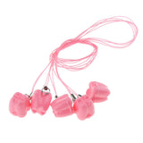 Max 5 Pieces Children Baby Tooth Saver Box with String Gift Keepsake Pink