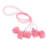 Max 5 Pieces Children Baby Tooth Saver Box with String Gift Keepsake Pink