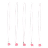 Max 5 Pieces Children Baby Tooth Saver Box with String Gift Keepsake Pink