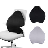 Max Office Chair Car Seat Memory Foam Lumbar Back Cushion Pillow Pad Black