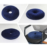 Max Donut Seat Cushion Hemorrhoid Coccyx Tailbone Support Pillow Pad Dark Blue