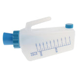 Max 1000ml Reusable Male Bed Pee Urinal Bottle Night Drainage Container Set