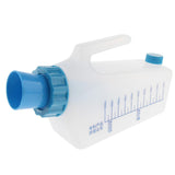 Max 1000ml Reusable Male Bed Pee Urinal Bottle Night Drainage Container Set