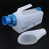 Max Elder Patient Female Urinal Bottle Pee Bottle Night Drainage Container Blue