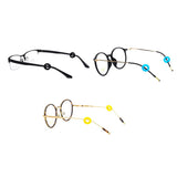 2 Pairs Anti Slip Silicone Ear Hooks Holder for Glasses Yellow