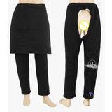 Max Incontinence Bedridden Patients Cloth Open Crotch Trouser Pants Black XL