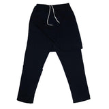 Max Incontinence Bedridden Patients Cloth Open Crotch Trouser Pants Black XL