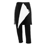 Max Incontinence Bedridden Patients Cloth Open Crotch Trouser Pants Black XL