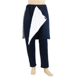Max Incontinence Bedridden Patients Cloth Open Crotch Trouser Pants Blue XXL