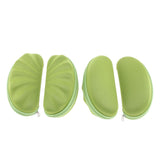 4Pcs EVA Zipper Eyeglass Box Glasses Case Protector Container Green