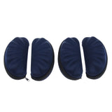 Max 4Pcs EVA Zipper Eyeglass Box Glasses Case Protector Container Dark Blue