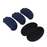 Max 4Pcs EVA Zipper Eyeglass Box Glasses Case Protector Container Dark Blue