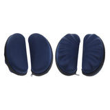 Max 4Pcs EVA Zipper Eyeglass Box Glasses Case Protector Container Dark Blue