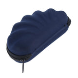 Max 4Pcs EVA Zipper Eyeglass Box Glasses Case Protector Container Dark Blue