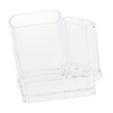 Max 3 Slots Acrylic Clear Makeup Brush Cosmetic Organizer Display Holder Box