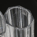 Max 3 Slots Acrylic Clear Makeup Brush Cosmetic Organizer Display Holder Box