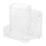 Max 3 Slots Acrylic Clear Makeup Brush Cosmetic Organizer Display Holder Box