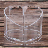 Max 3 Slots Acrylic Makeup Brush Cosmetic Pencils Organizer Display Holder Case