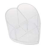 Max 3 Slots Acrylic Makeup Brush Cosmetic Pencils Organizer Display Holder Case