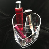 Max 3 Slots Acrylic Makeup Brush Cosmetic Pencils Organizer Display Holder Case