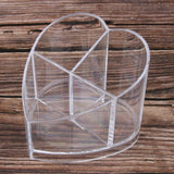 Max 3 Slots Acrylic Makeup Brush Cosmetic Pencils Organizer Display Holder Case