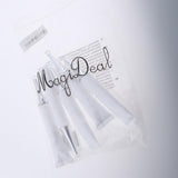 Max 5X Empty Tubes Bottle Makeup Sample Packing Jar for Eye Cream White+Golden