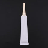 Max 5X Empty Tubes Bottle Makeup Sample Packing Jar for Eye Cream White+Silver