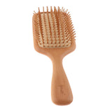 Max Wooden Paddle Brush Massage Scalp Brush For Detangling Men Women Kid Hair 01