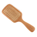 Max Wooden Paddle Brush Massage Scalp Brush For Detangling Men Women Kid Hair 01