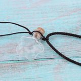 Max 5X Mini Essential Oil Bottle Pendant Perfume Necklace Flower