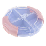 Max Travel Portable Mini Dispenser Case Pill Box Tablet Organizer Holder Blue