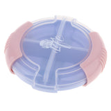 Max Travel Portable Mini Dispenser Case Pill Box Tablet Organizer Holder Blue