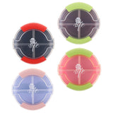 Max Travel Portable Mini Dispenser Case Pill Box Tablet Organizer Holder Blue