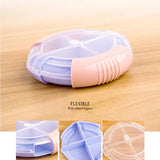 Max Travel Portable Mini Dispenser Case Pill Box Tablet Organizer Holder Pink