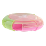 Max Travel Portable Mini Dispenser Case Pill Box Tablet Organizer Holder Pink