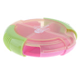 Max Travel Portable Mini Dispenser Case Pill Box Tablet Organizer Holder Pink