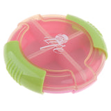 Max Travel Portable Mini Dispenser Case Pill Box Tablet Organizer Holder Pink